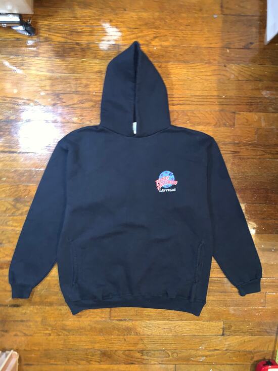 Planet Hollywood Other - Planet Hollywood Las Vegas Hoodie Mens XL Black Made in USA Heavyweight